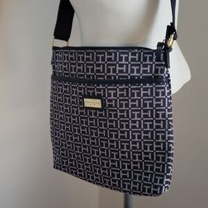 Tommy Hilfiger Garden Classic II Mono Canvas Crossbody Adjustable Strap Bag